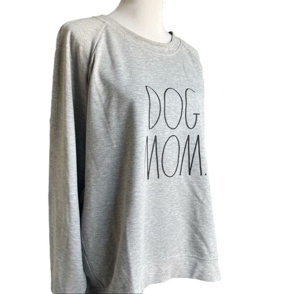 Rae Dunn Plus Size Gray Dog Mom Sweatshirt 2X NWT - Picture 6 of 10